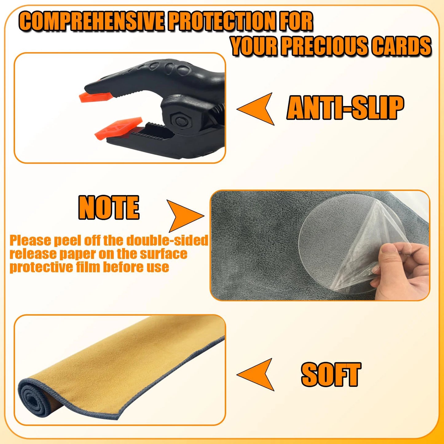 Trading Card Cleaning Kit Portable TCG Card Repair Kit Polishing Restoration Sports Card Flattening Care Tool for Collectors PSA