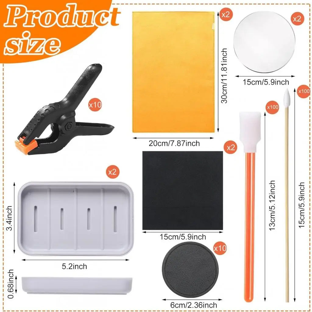 Trading Card Cleaning Kit Portable TCG Card Repair Kit Polishing Restoration Sports Card Flattening Care Tool for Collectors PSA