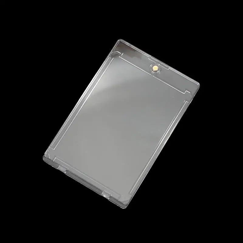 1-10Pcs Clear Card Holder Magnetic Holder Trading Cards Protectors Hard Plastic Sleeves Display Baseball Sports Standard Card