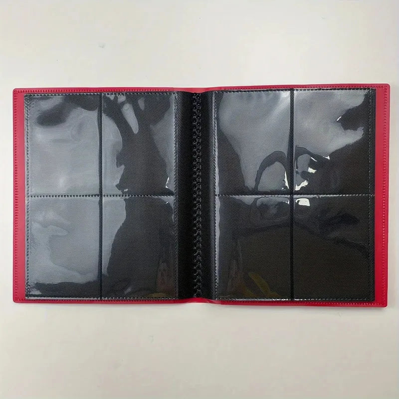 Trading card binder 4 pockets, 20 pages of 160 cards, side loading card book, football basketball card collector