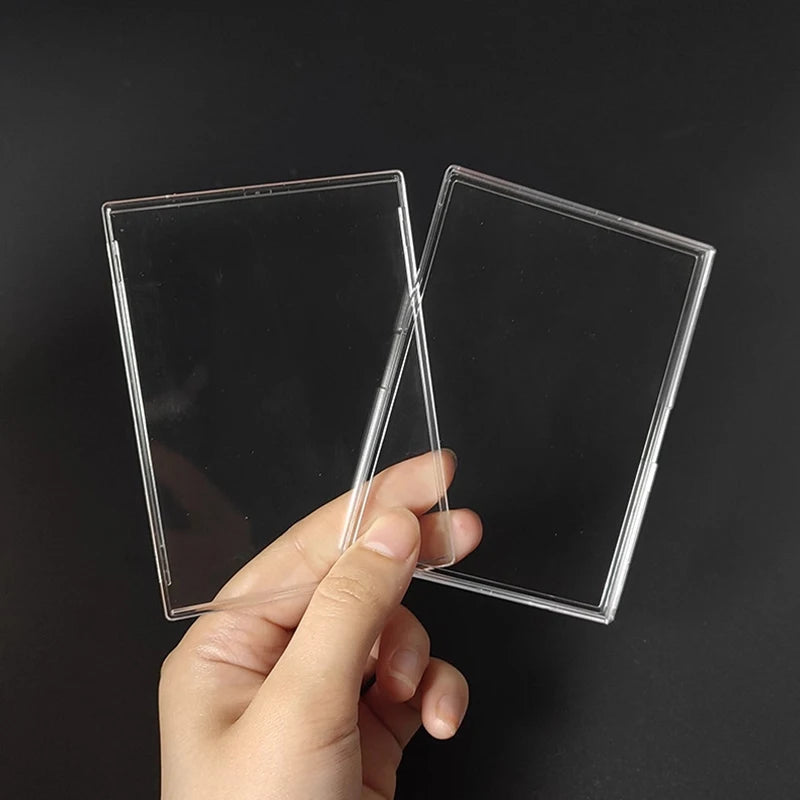 Card Protection Cover for Trading Card Storage Supplies Acrylic Transparent Photo Frame Display Holder Home Decoration TMZ