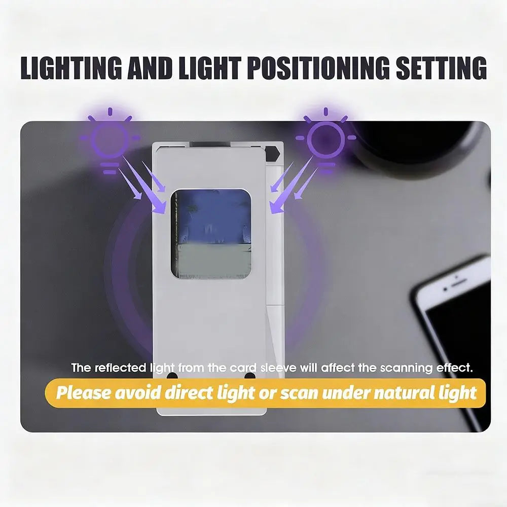 DIY Quickly Scan Card Scanner Scanstand 3D Printing Universal TCG Card Slinger Adjustable Trading Card Scanner Card Game