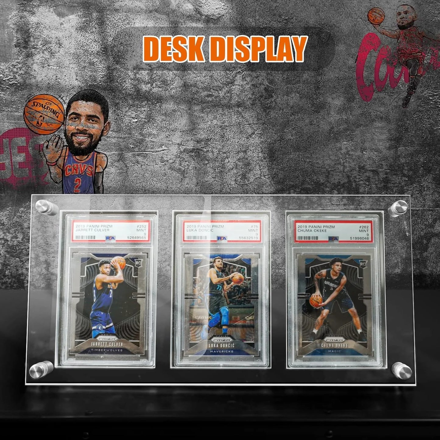 Trading Card Frame PSA Trading Card Display Acrylic Frame for Wall- PSA Holder, Graded Sports Card Display