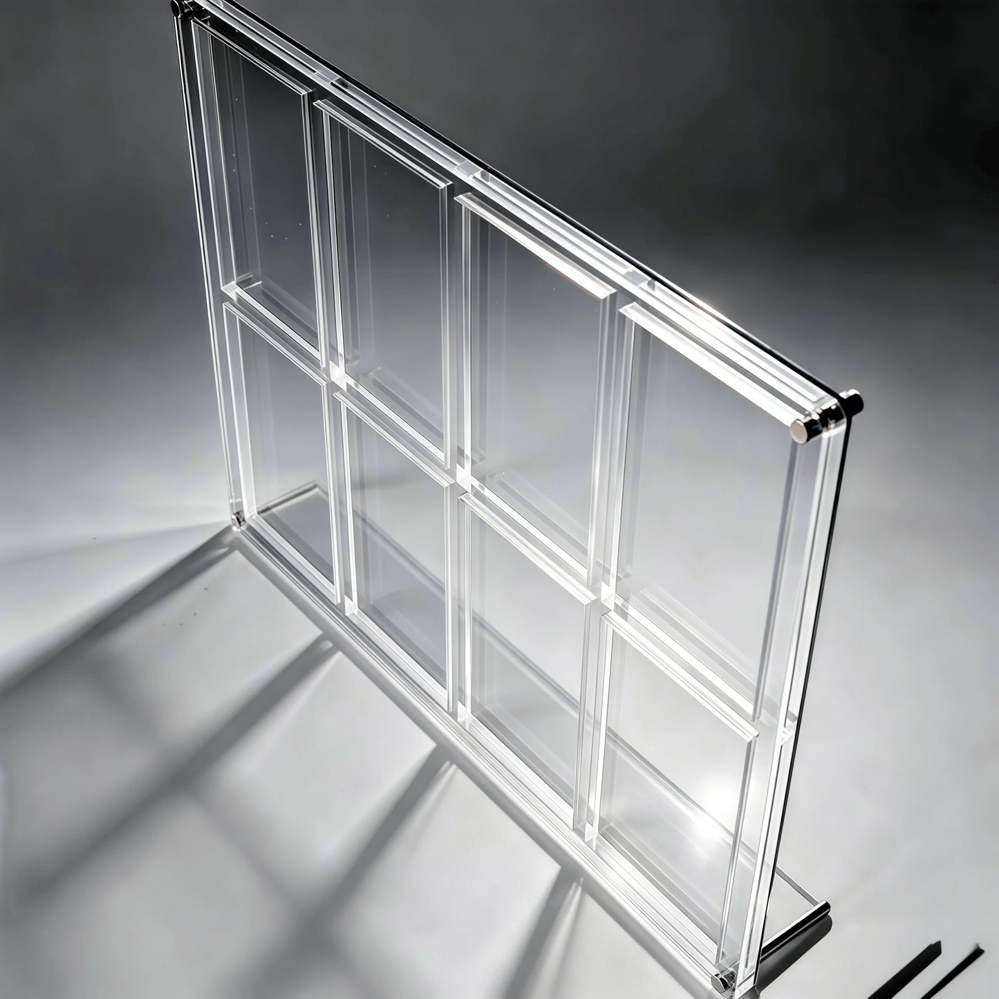 Trading Rating Card Display Stand 8Slot Acrylic Holder for 35PT Graded Cards Pokemon Yu-Gi-Oh