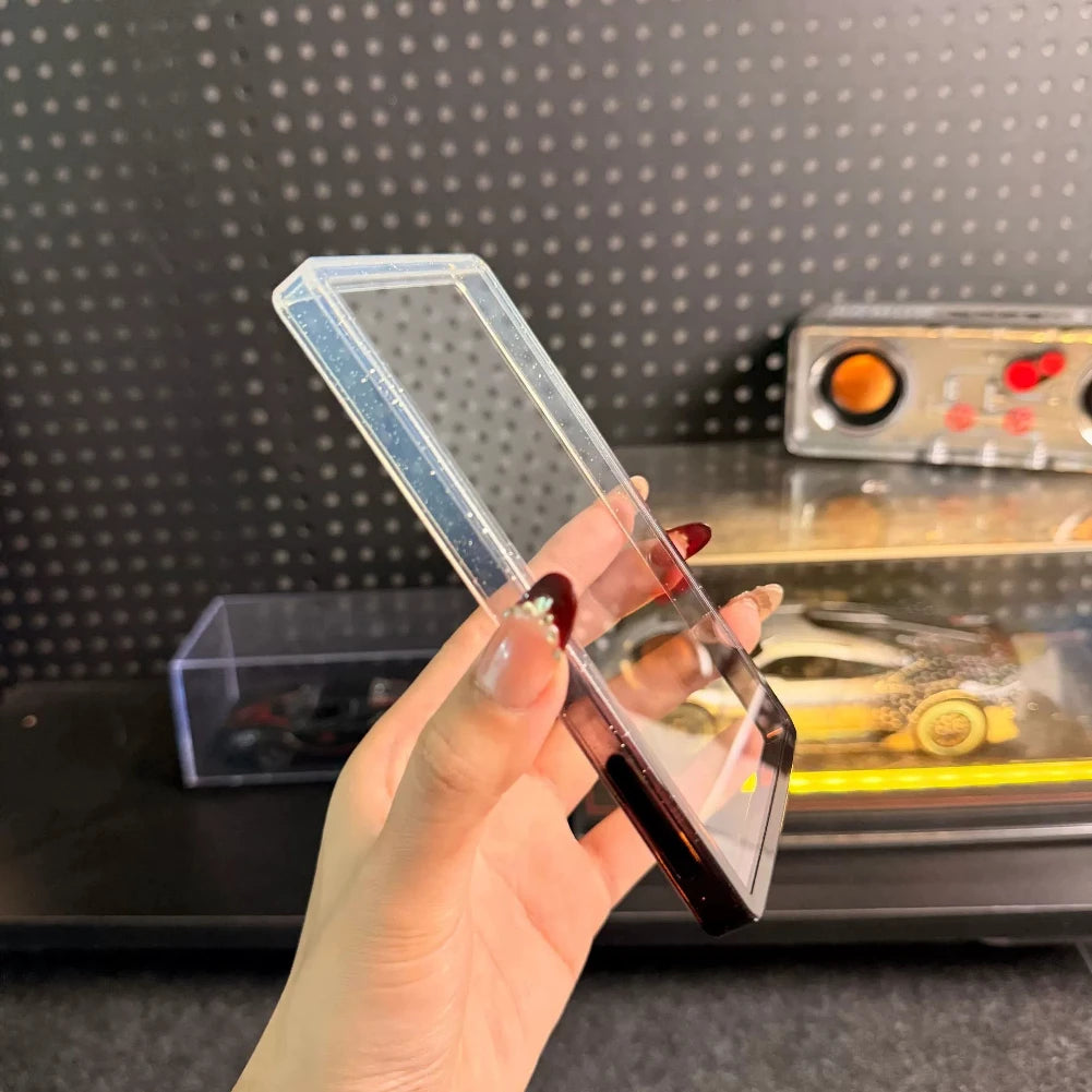Anime Collectible Card Clear Rigid Card Holder Case High Transparency Hard Plastic Protective Card Box for Trading Cards