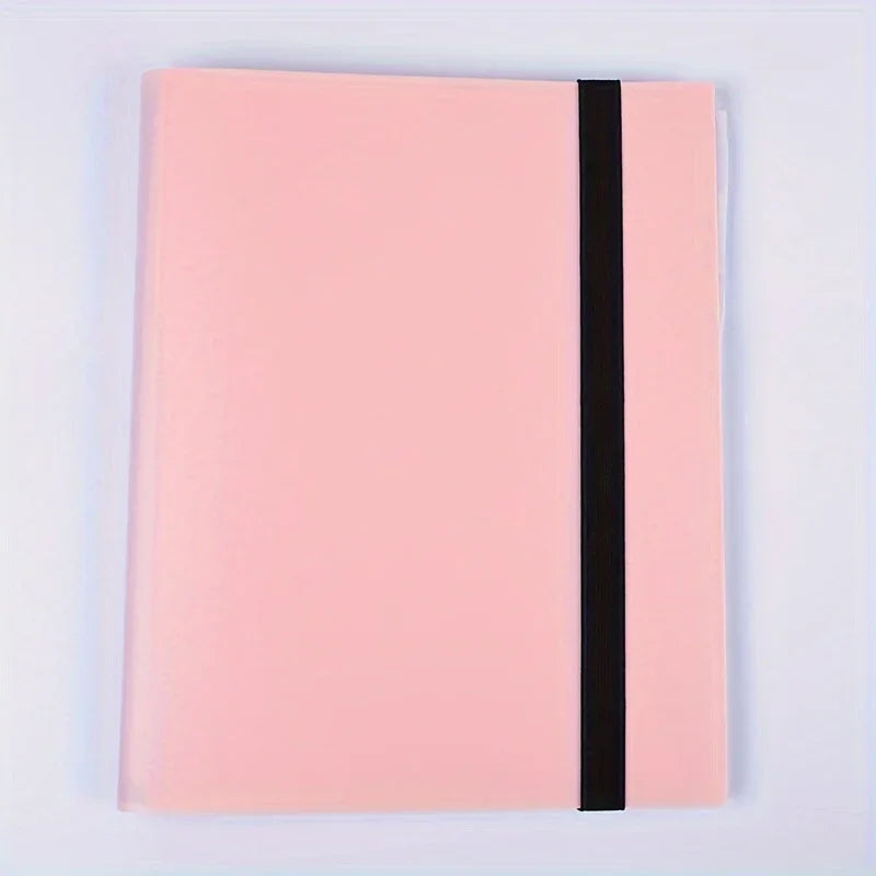 Trading card binder 4 pockets, 20 pages of 160 cards, side loading card book, football basketball card collector