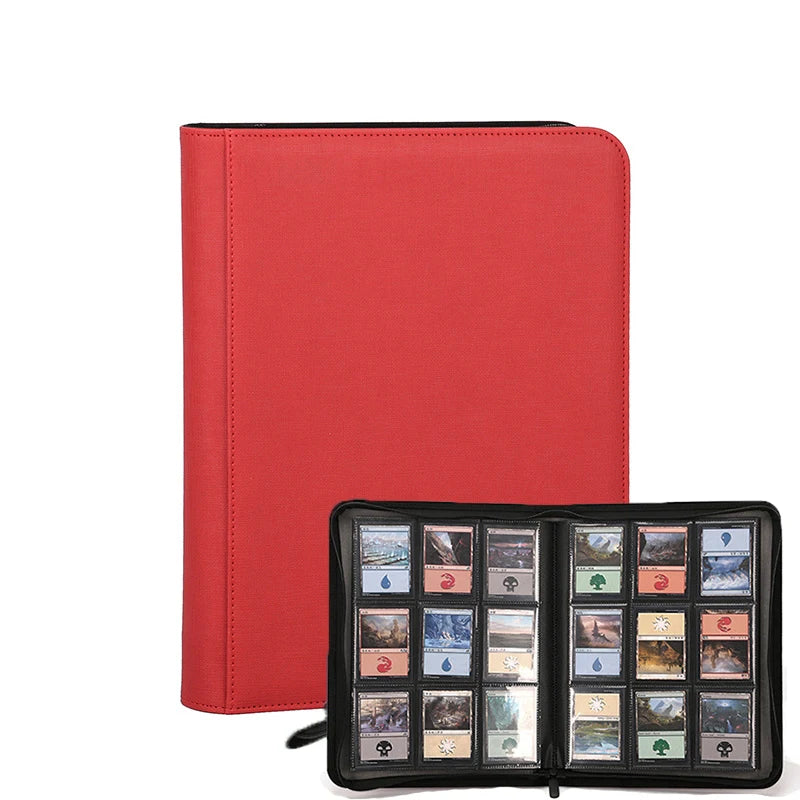 Trading Card Collector Binder 9 Pocket Side Loading Storage Card Album   Greenstreak Cards