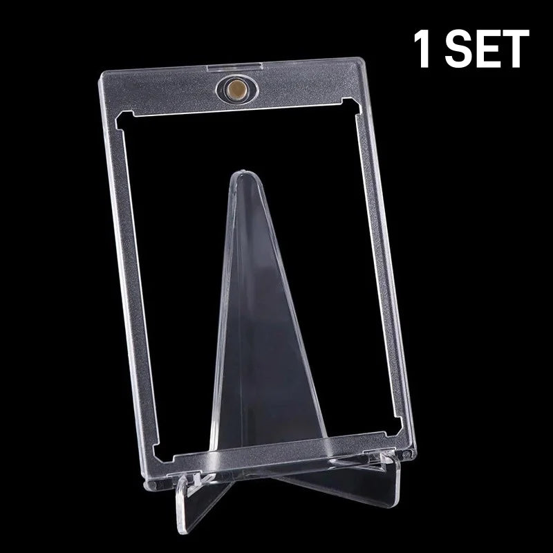 Magnetic Holder Trading Cards 35PT Protectors Hard Plastic Sleeves Display Case Baseball Sports Standard Card