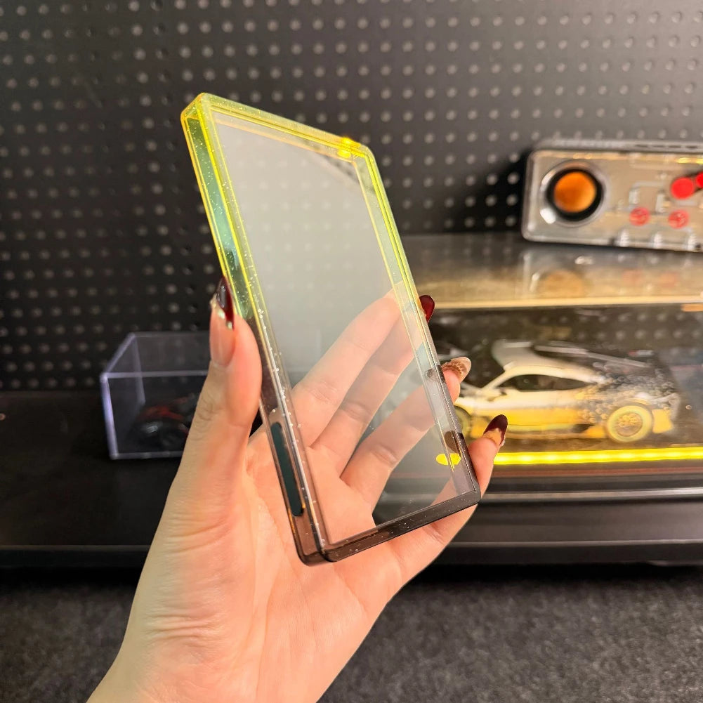 Anime Collectible Card Clear Rigid Card Holder Case High Transparency Hard Plastic Protective Card Box for Trading Cards
