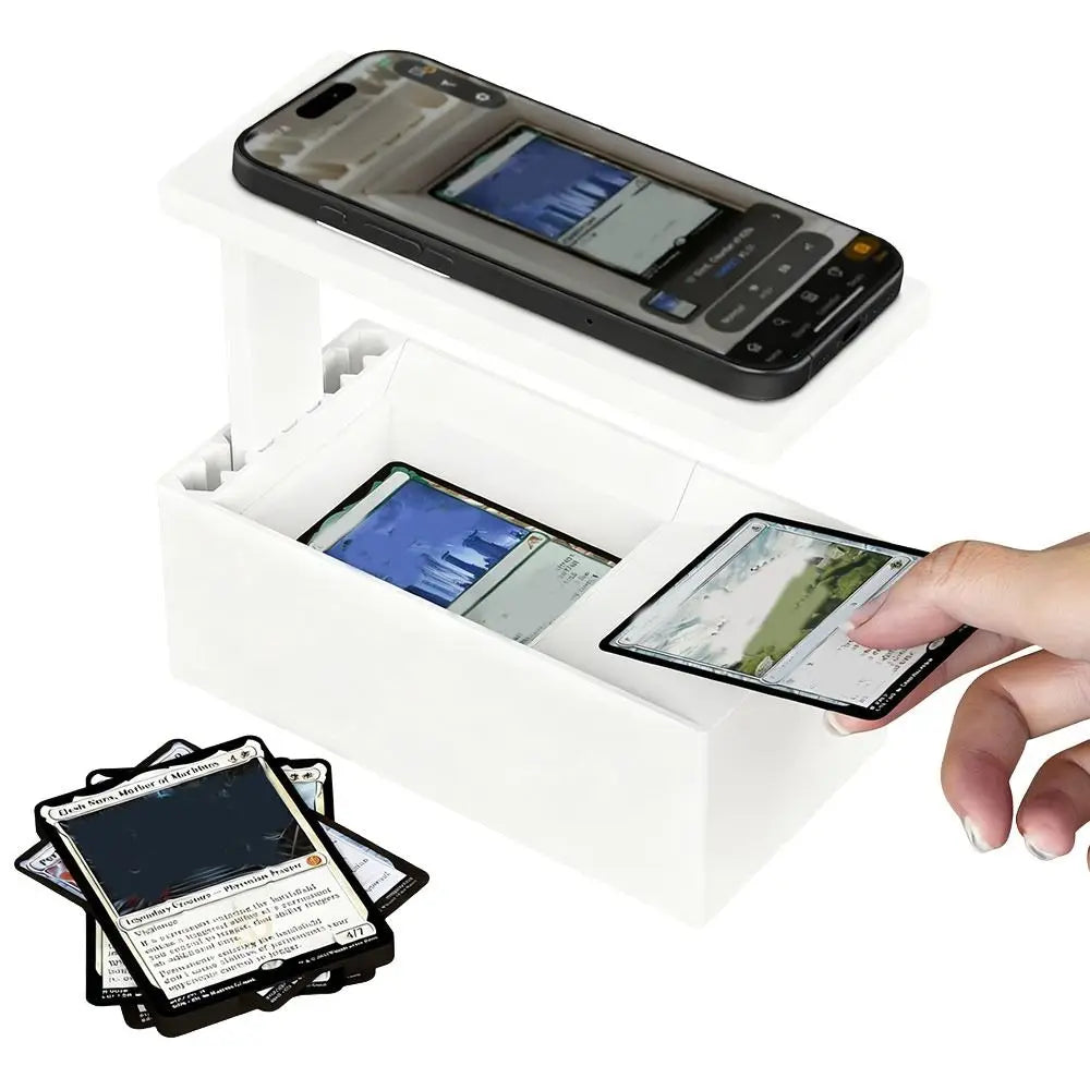 DIY Quickly Scan Card Scanner Scanstand 3D Printing Universal TCG Card Slinger Adjustable Trading Card Scanner Card Game
