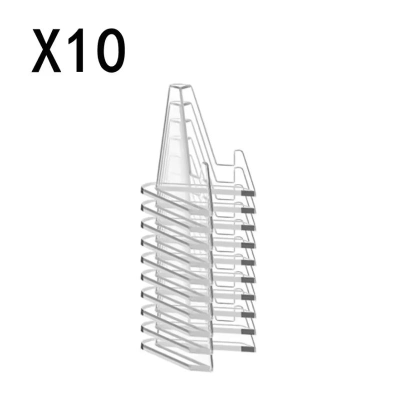 1-10Pcs Clear Card Holder Magnetic Holder Trading Cards Protectors Hard Plastic Sleeves Display Baseball Sports Standard Card
