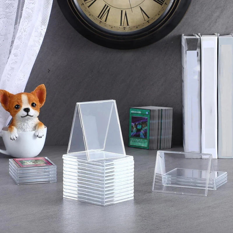 Card Protection Cover for Trading Card Storage Supplies Acrylic Transparent Photo Frame Display Holder Home Decoration TMZ