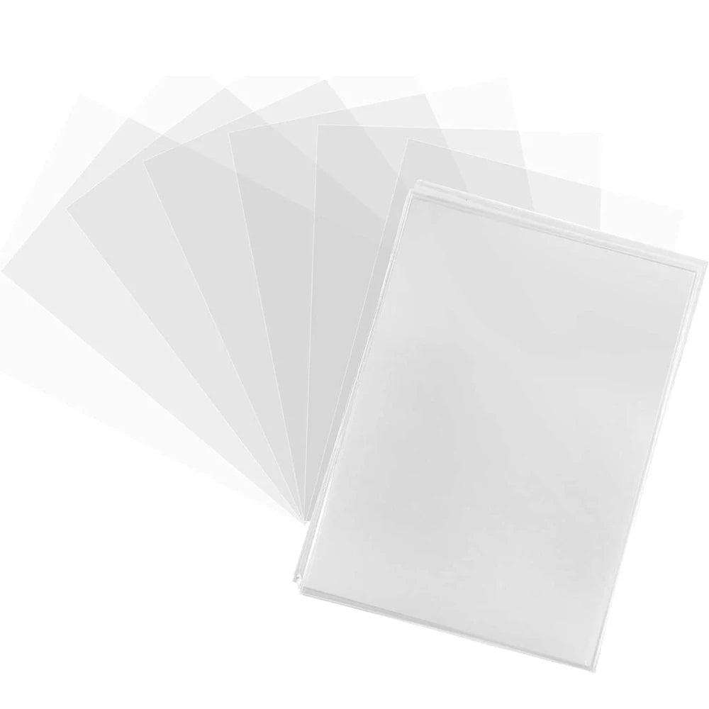 500 Counts Clear Soft Card Sleeves 2.5" x 3.5" Trading collect Sleeve Fit for Standard Baseball Sports MTG Pokemon Game Cards