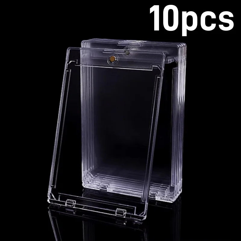 Magnetic Holder Trading Cards 35PT Protectors Hard Plastic Sleeves Display Case Baseball Sports Standard Card