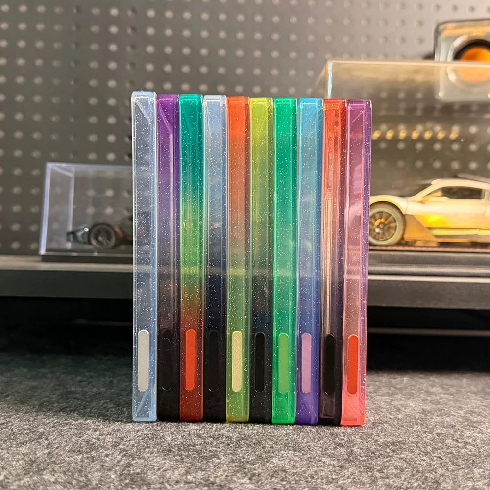 Anime Collectible Card Clear Rigid Card Holder Case High Transparency Hard Plastic Protective Card Box for Trading Cards