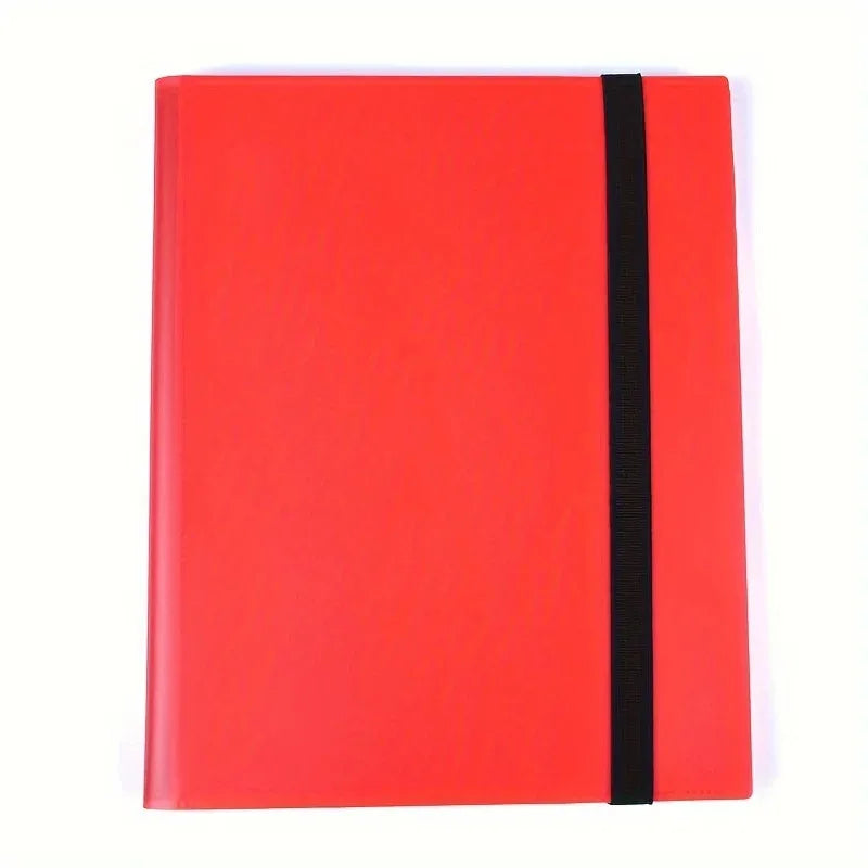 Trading card binder 4 pockets, 20 pages of 160 cards, side loading card book, football basketball card collector