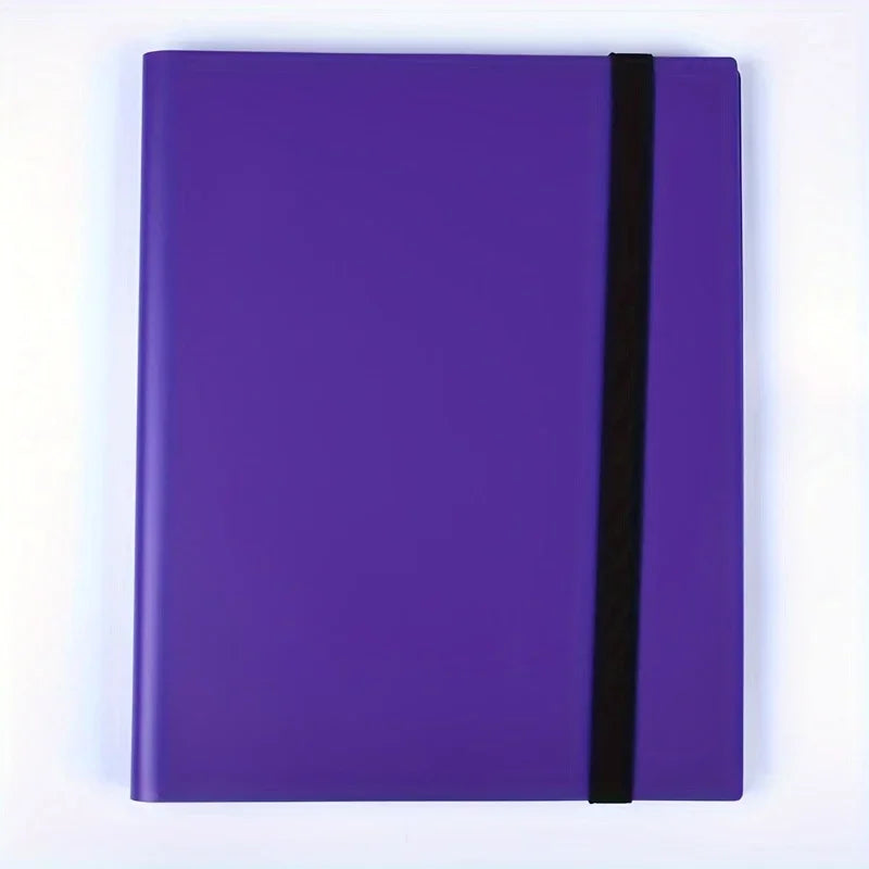 Trading card binder 4 pockets, 20 pages of 160 cards, side loading card book, football basketball card collector
