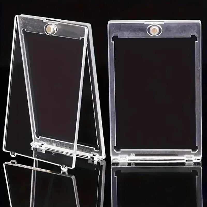 Magnetic Holder Trading Cards 35PT Protectors Hard Plastic Sleeves Display Case Baseball Sports Standard Card
