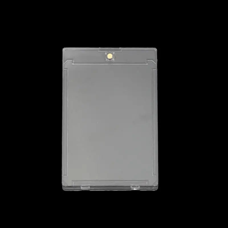 1-10Pcs Clear Card Holder Magnetic Holder Trading Cards Protectors Hard Plastic Sleeves Display Baseball Sports Standard Card