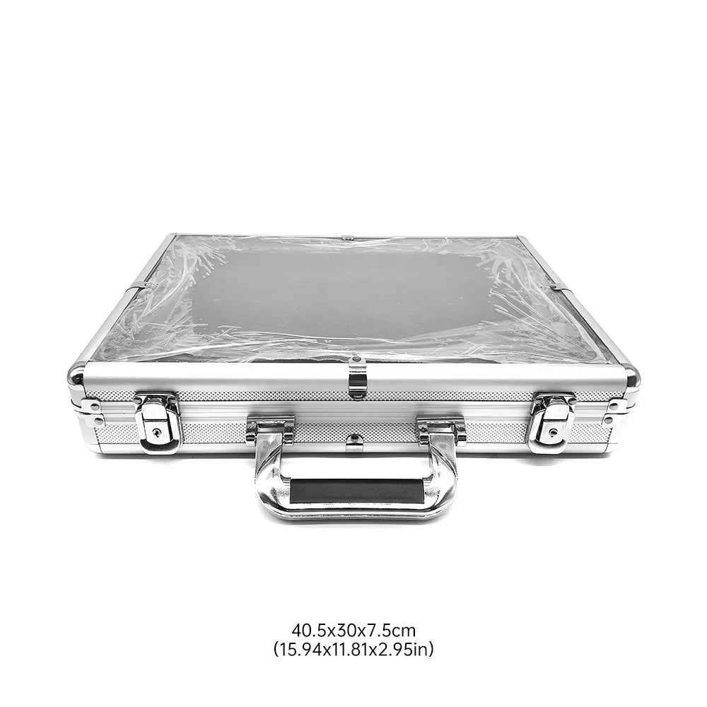 Card Display Case Lockable Large Capacity Premium Trading Card Case for Collectibles Party Games Sports Card TCG Jewelry