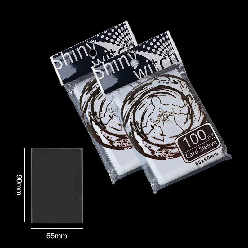 100-500Pcs Card Sleeves Transparent Cover Clear Protector Cards Holder For Board Playing Game ID Trading Folder Photo Pouch