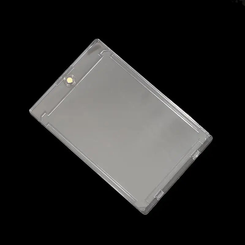 1-10Pcs Clear Card Holder Magnetic Holder Trading Cards Protectors Hard Plastic Sleeves Display Baseball Sports Standard Card