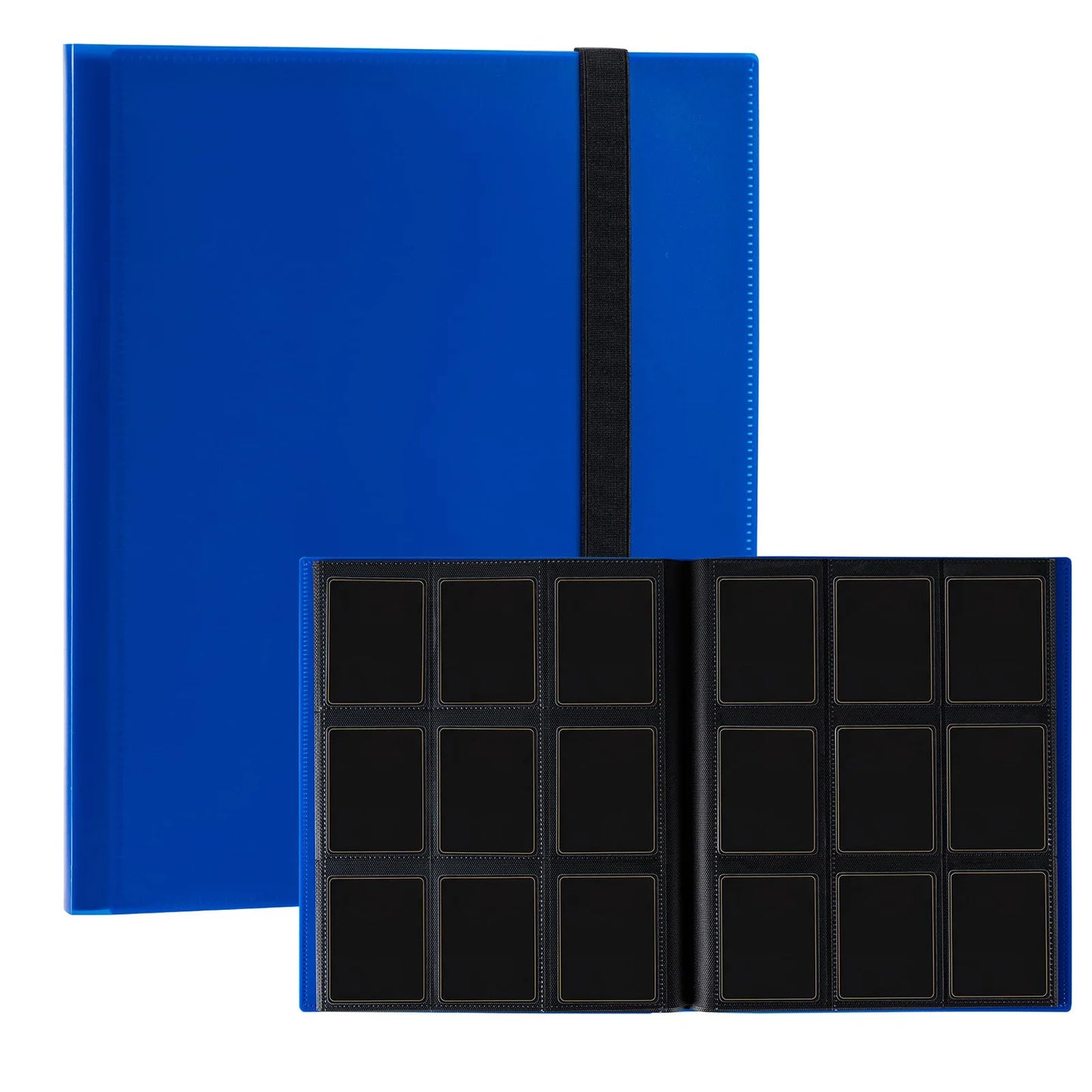Card Binder with 9 Pocket Trading Card Album Display Binder 360 Side Loading Pocket Holder for TCG Yugioh MTG Game Card Book