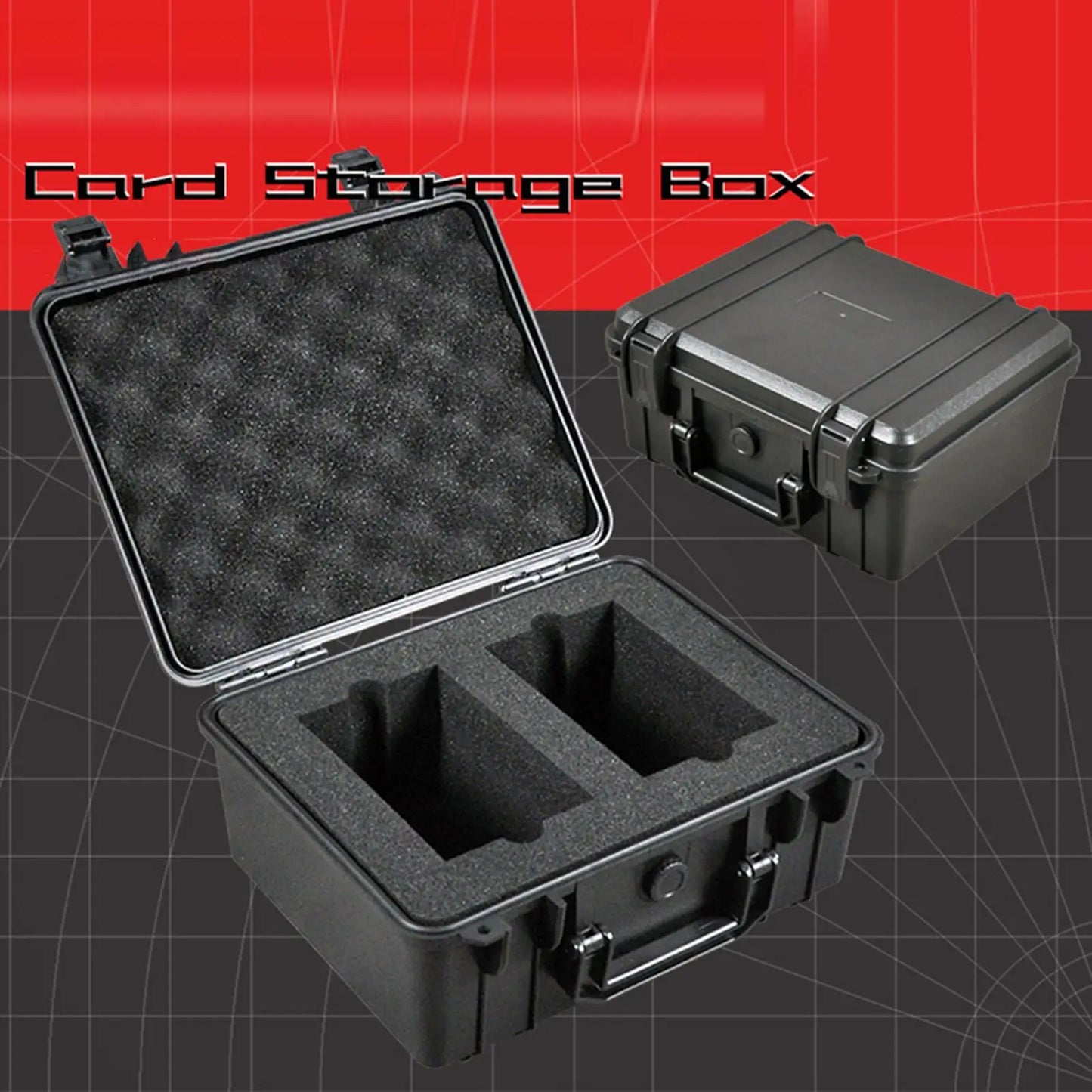 Trading Card Case Protective Multipurpose Collection Holder Card Storage Box