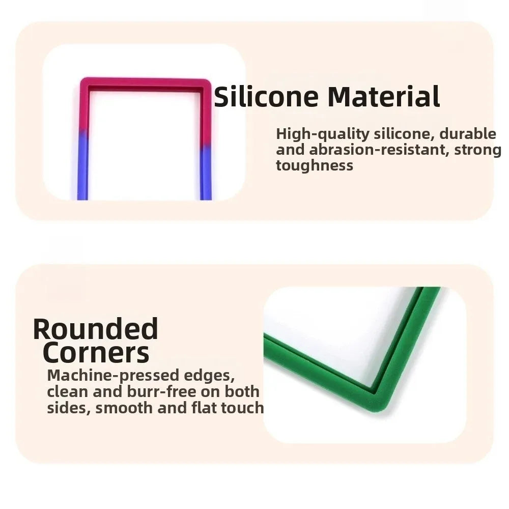 PSA Trading Card Soft Silicone Frame Shock Absorption Tight Fit 35PT Protective Case Matte Silicone Rating Cards Holder