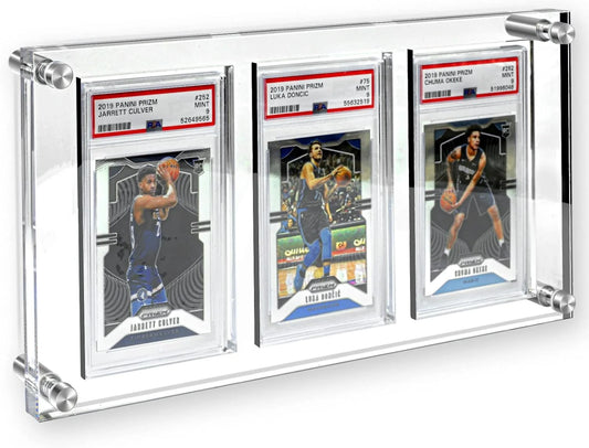 Trading Card Frame PSA Trading Card Display Acrylic Frame for Wall- PSA Holder, Graded Sports Card Display
