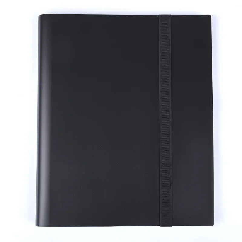 Trading card binder 4 pockets, 20 pages of 160 cards, side loading card book, football basketball card collector