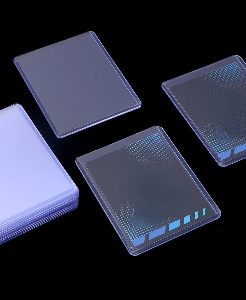 25pcs Top Loaders 200pcs Trading Card Sleeves 35pt 3”X 4“ Rigid Sport Card Protector Hard Sleeves Toploader for MTG Yugioh Card