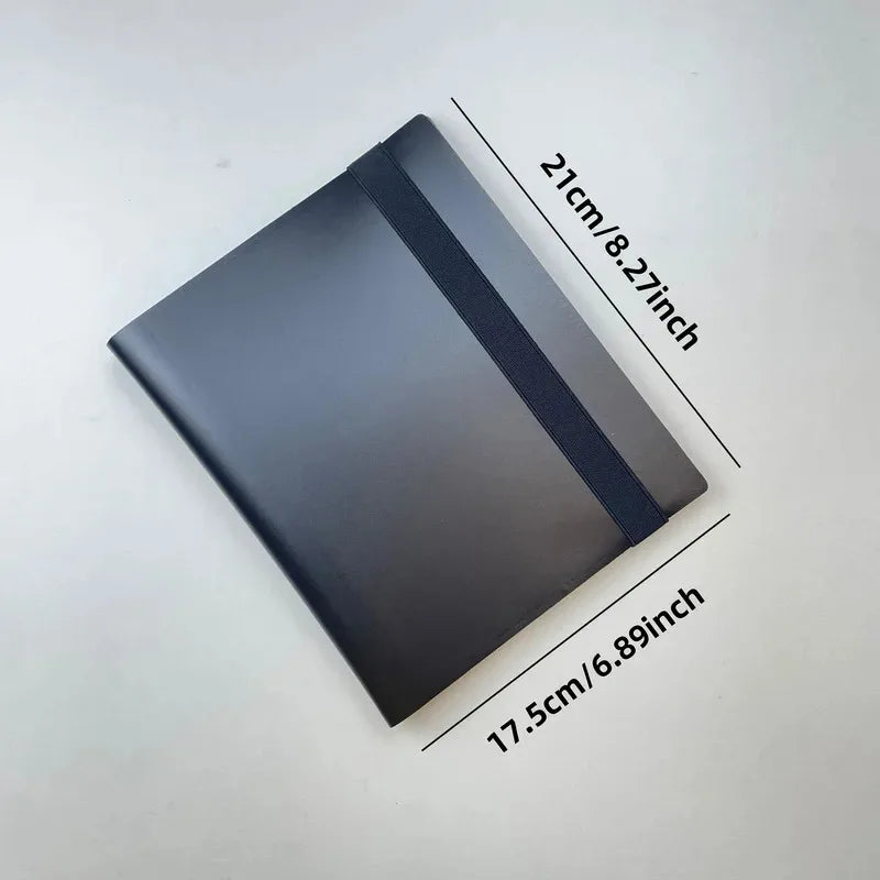 Trading card binder 4 pockets, 20 pages of 160 cards, side loading card book, football basketball card collector