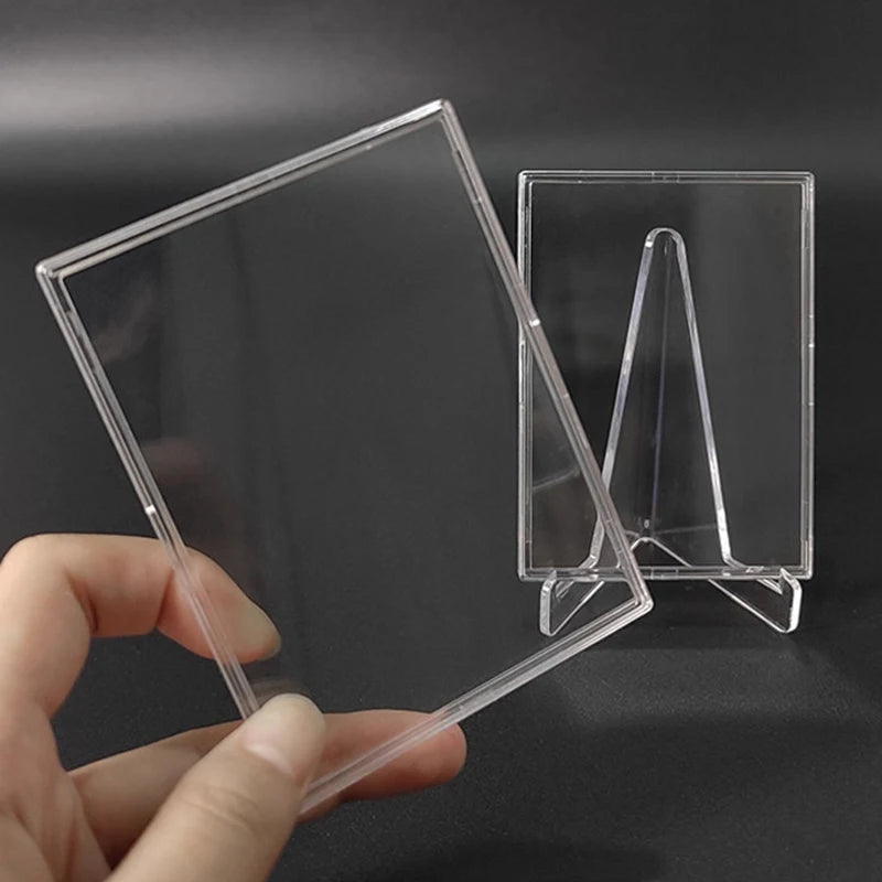 Card Protection Cover for Trading Card Storage Supplies Acrylic Transparent Photo Frame Display Holder Home Decoration TMZ