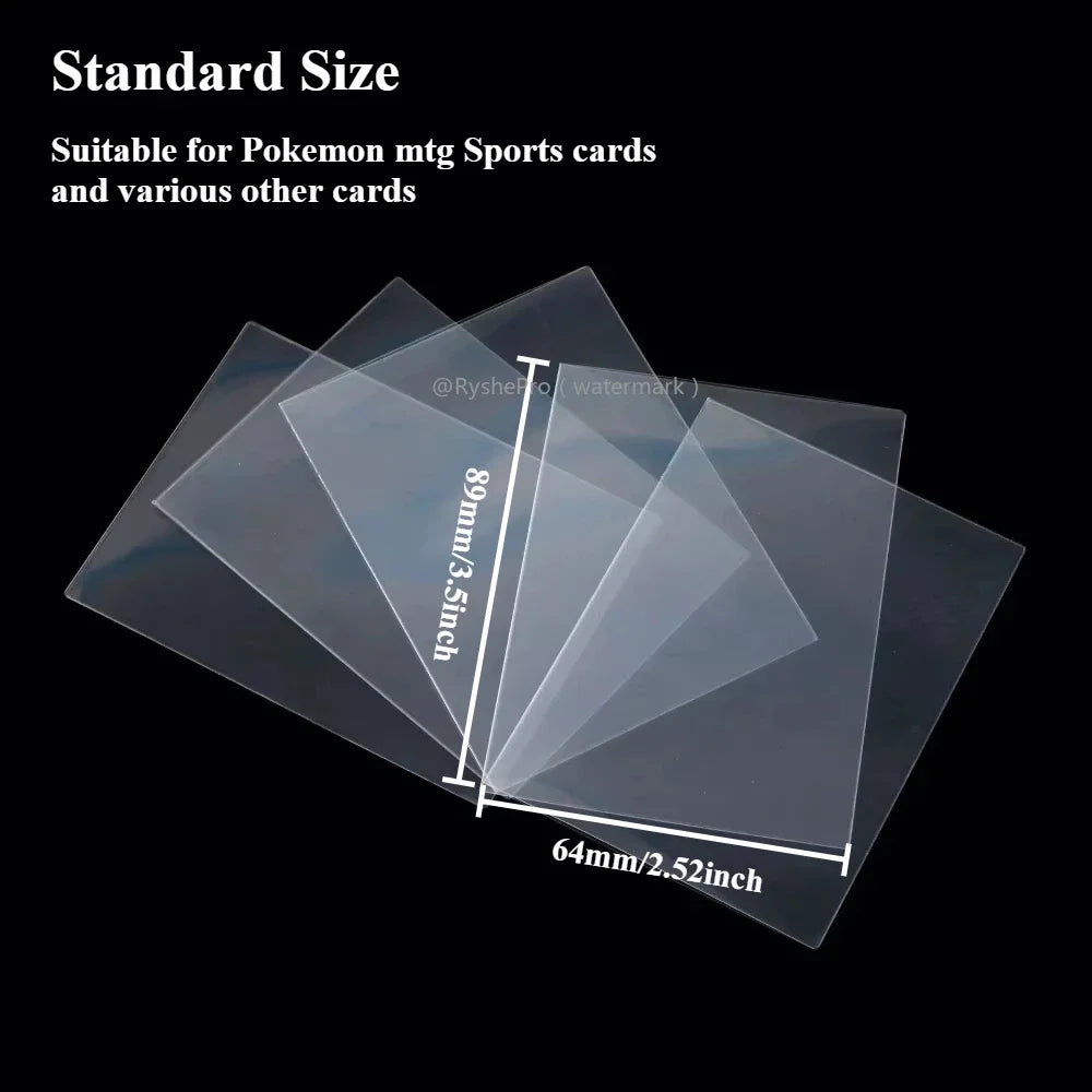 Premium Card Sleeves Standard Size Clear Card Sleeve Fits Inner Card S –  Greenstreak Cards