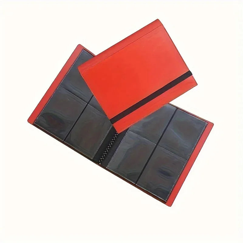 Trading card binder 4 pockets, 20 pages of 160 cards, side loading card book, football basketball card collector