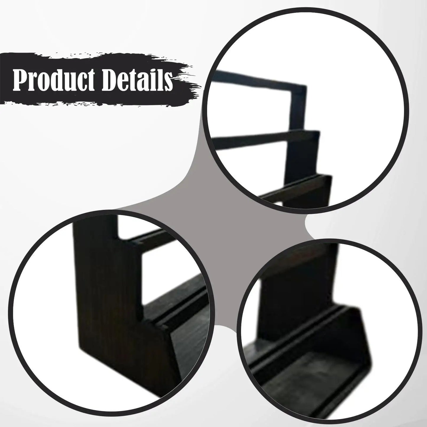 Wooden Card Display Rack 4 Tier Trading Card Holder Storage Shelf for TCG Sports Collection Home Office Organizer