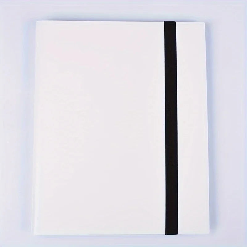 Trading card binder 4 pockets, 20 pages of 160 cards, side loading card book, football basketball card collector
