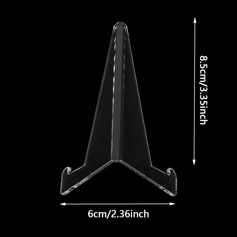 1-10Pcs Clear Card Holder Magnetic Holder Trading Cards Protectors Hard Plastic Sleeves Display Baseball Sports Standard Card