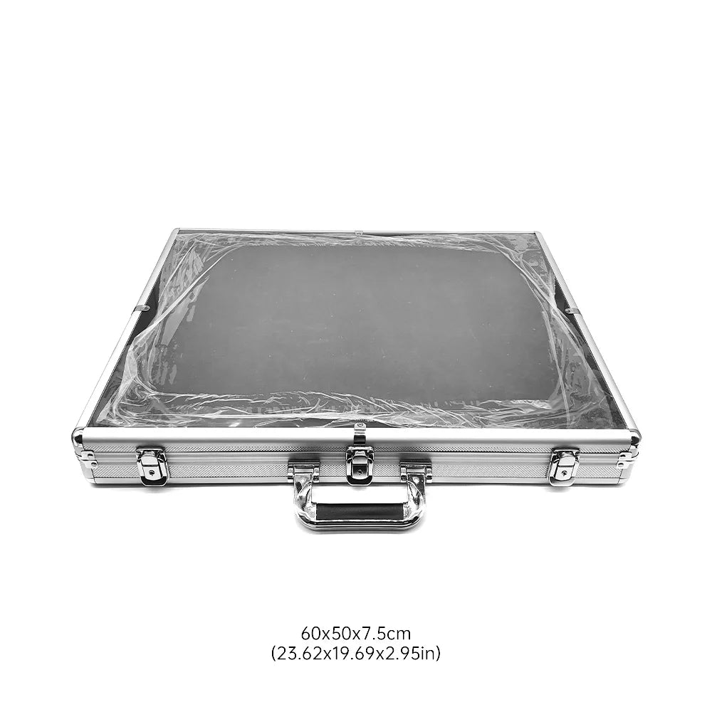 Card Display Case Lockable Large Capacity Premium Trading Card Case for Collectibles Party Games Sports Card TCG Jewelry